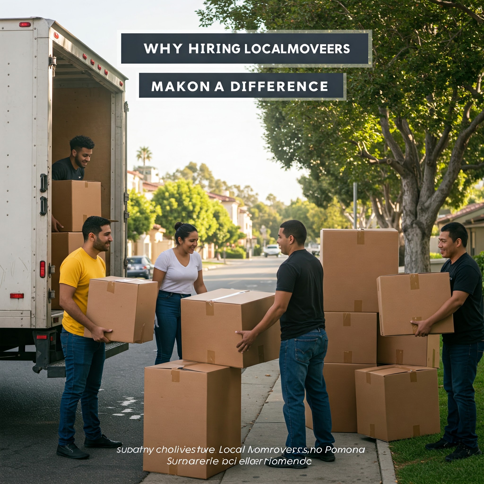 Why Hiring Local Movers in Pomona Makes a Difference